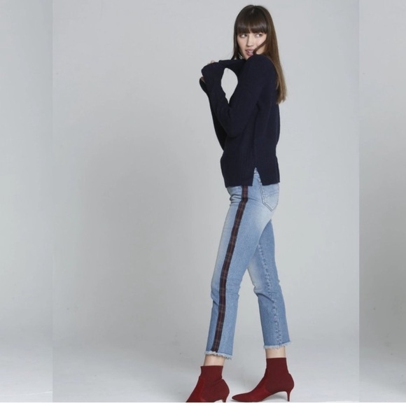 DRIFTWOOD Roxy Plaid Crop Jeans - Picture 2 of 8